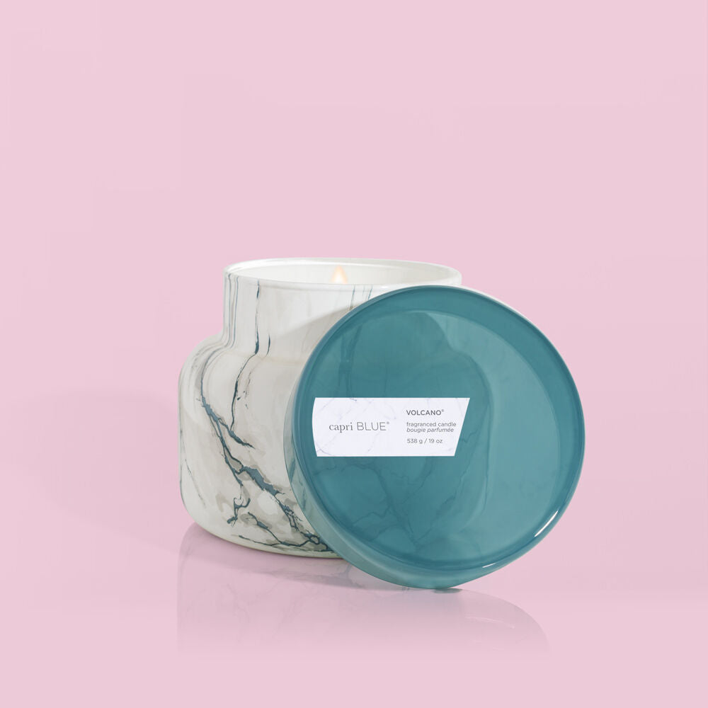 Volcano Mod Marble Signature Jar Gifts Capri Blue
