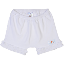 Hide-ees Kids Misc Accessories Hide-ees White Ruffle 2T-4T