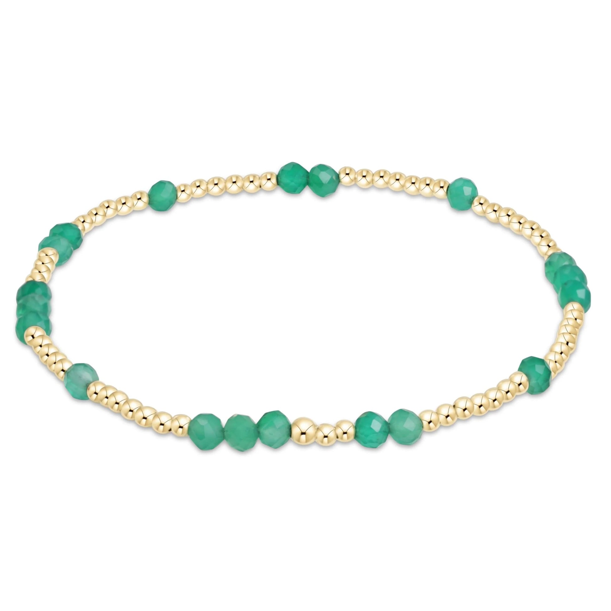 Extend Hope Unwritten Gemstone Bracelet - Green Onyx Bracelets enewton