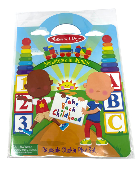 Take Back Childhood Reusable Sticker Play Set Toys Melissa & Doug