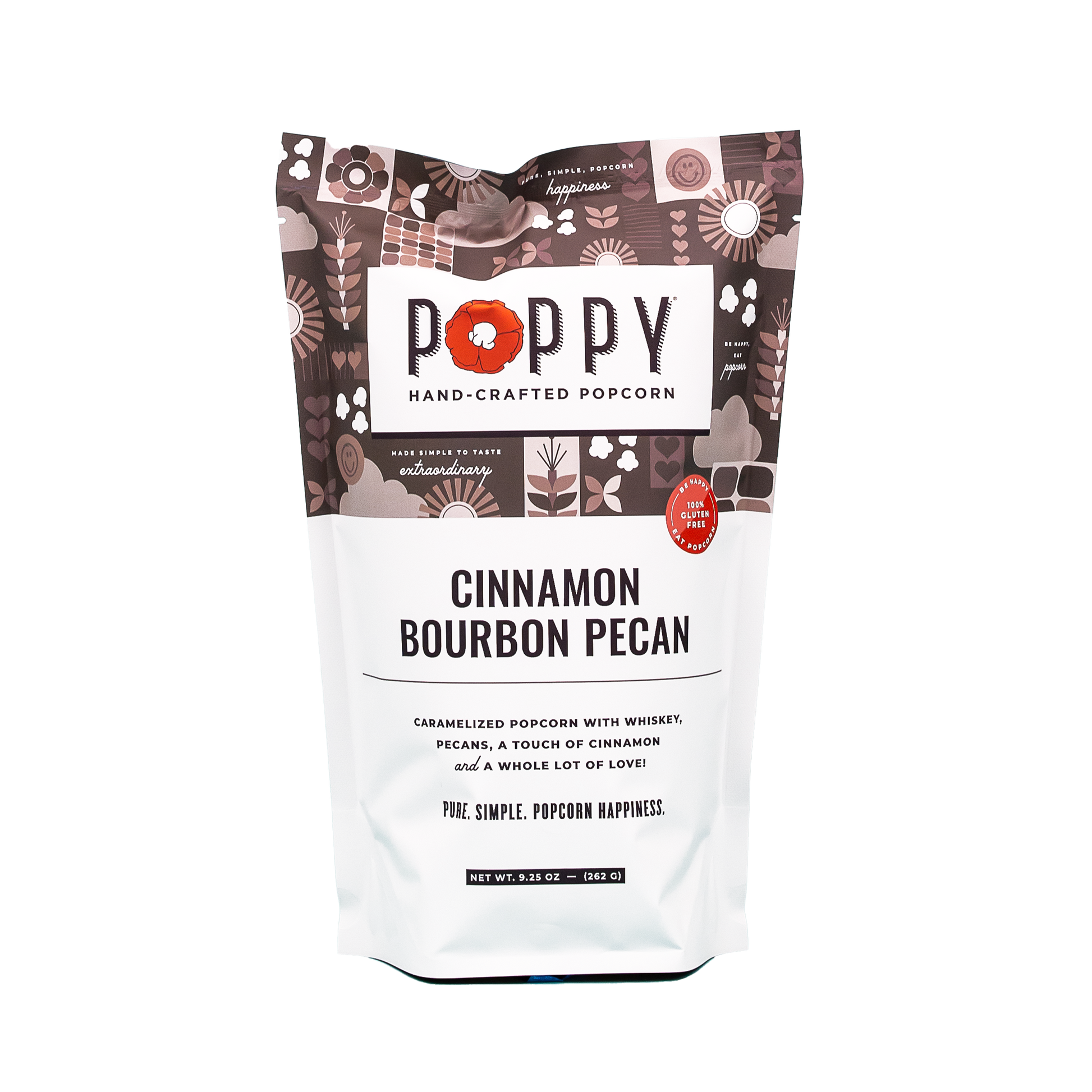 Cinnamon Bourbon Pecan Popcorn Impulse Poppy Hand-Crafted Popcorn   