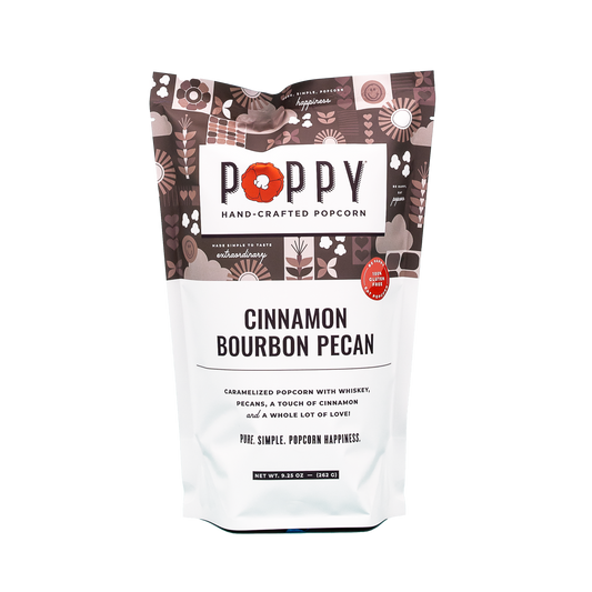 Cinnamon Bourbon Pecan Popcorn Impulse Poppy Hand-Crafted Popcorn   