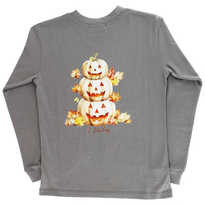 L/S Logo Tee - Jack O Lantern Boys Tees Bailey Boys   