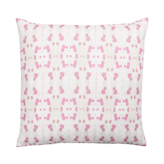 Cheetah Pink 22x22 Linen Cotton Pillow