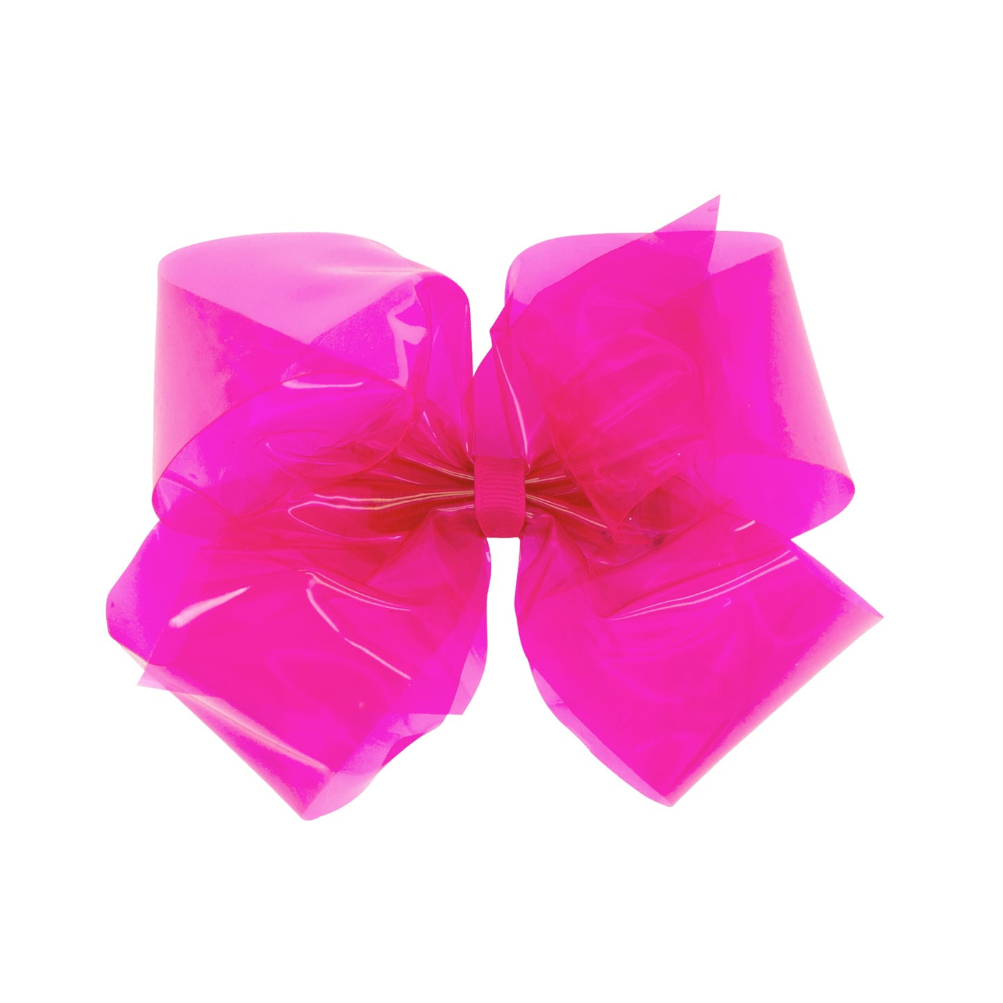 King Splish Splash Vinyl Bow - Shocking Pink Kids Hair Accessories Wee Ones