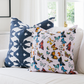 Palm Navy 22x22 Linen Cotton Pillow Textiles Laura Park Designs   