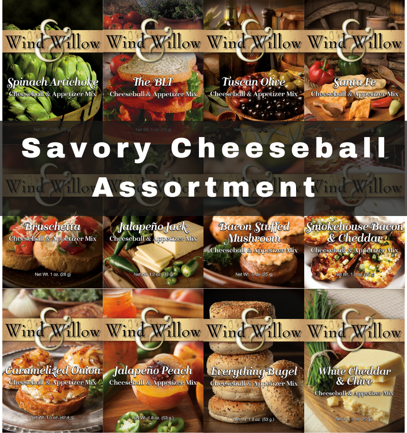 Savory Cheeseball Mix Assortment Impulse Wind & Willow   