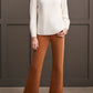 L/S Funnel Neck Sweater - Cream Sweaters Tribal   