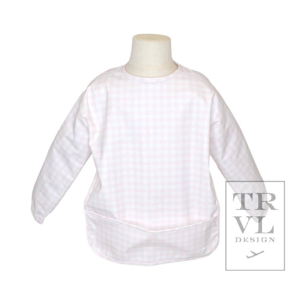 Perfect Smock Large - Pimlico Check Pink Baby Accessories TRVL Design