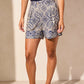 Pull On Short with Front Pleat - Safari Shorts Tribal