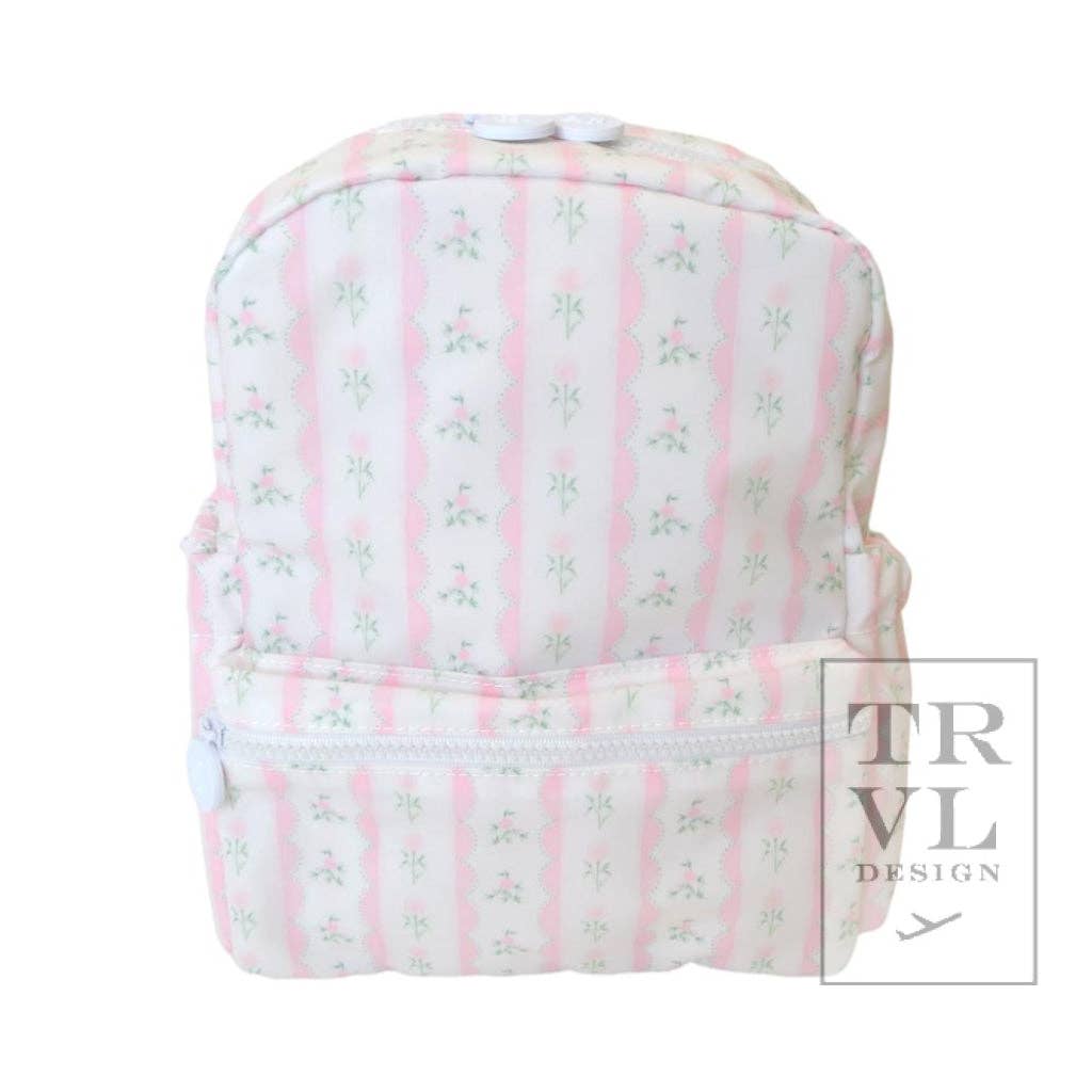 Mini Backer - Ribbon Floral Pink Kids Backpacks + Bags TRVL Design