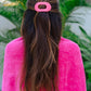 Aruba Small Flat Round Hair Clip Hair Accessories TELETIES   