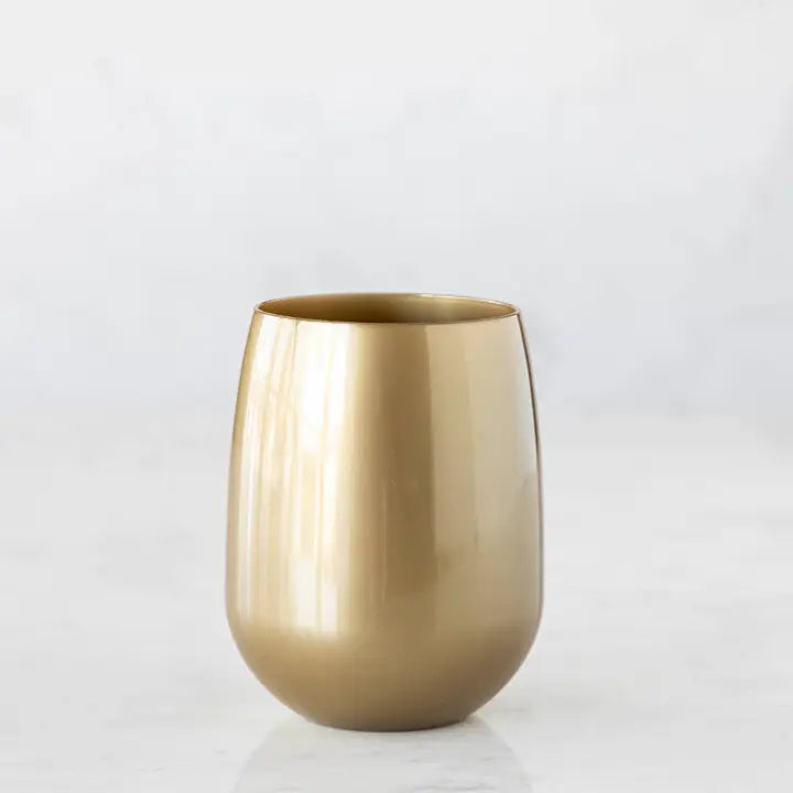 H&C Stemless Wine - Gold Kitchen + Entertaining Hester & Cook   