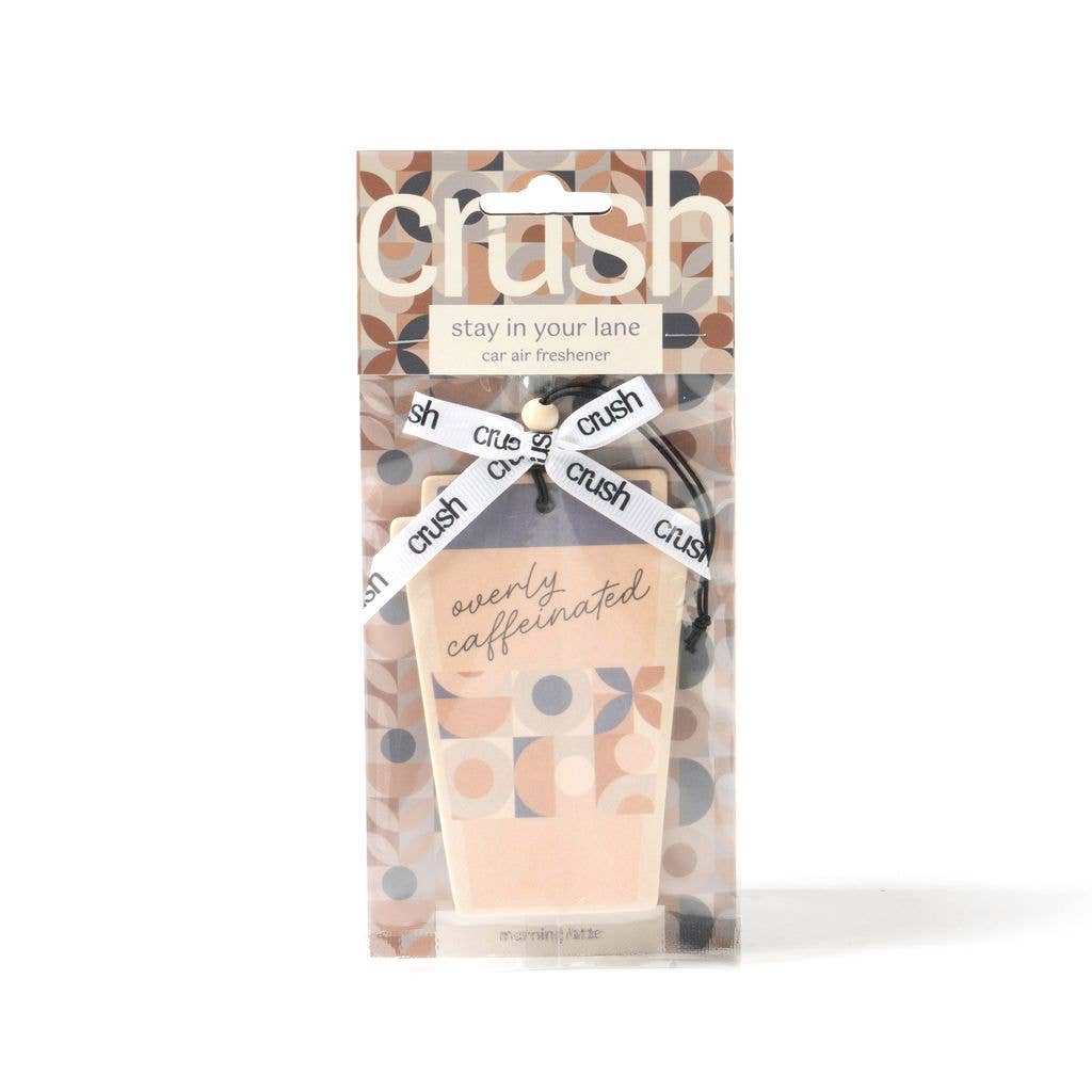 Crush Stay In Your Lane Car Air Freshener Diffusers DM Merchandising Overly Caffeinated  