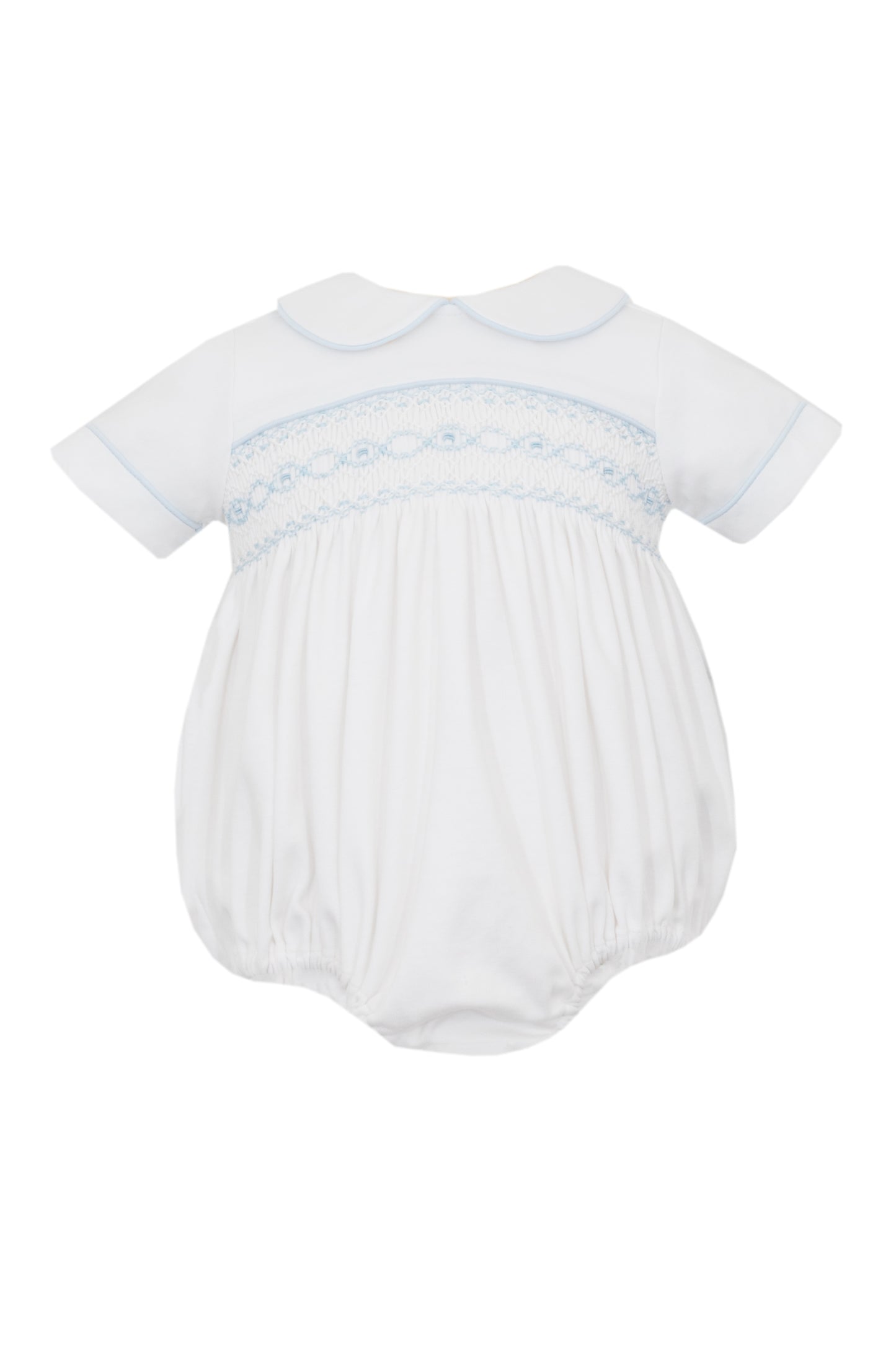 George White Knit Boy's Bubble Boys Bubbles + Rompers Petit Bebe