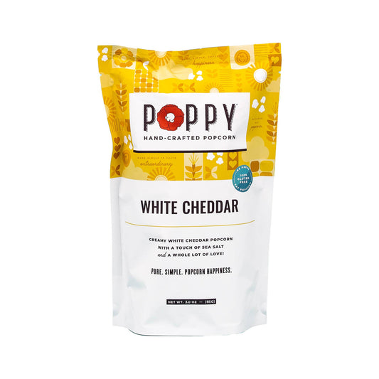 White Cheddar Popcorn Impulse Poppy Hand-Crafted Popcorn   