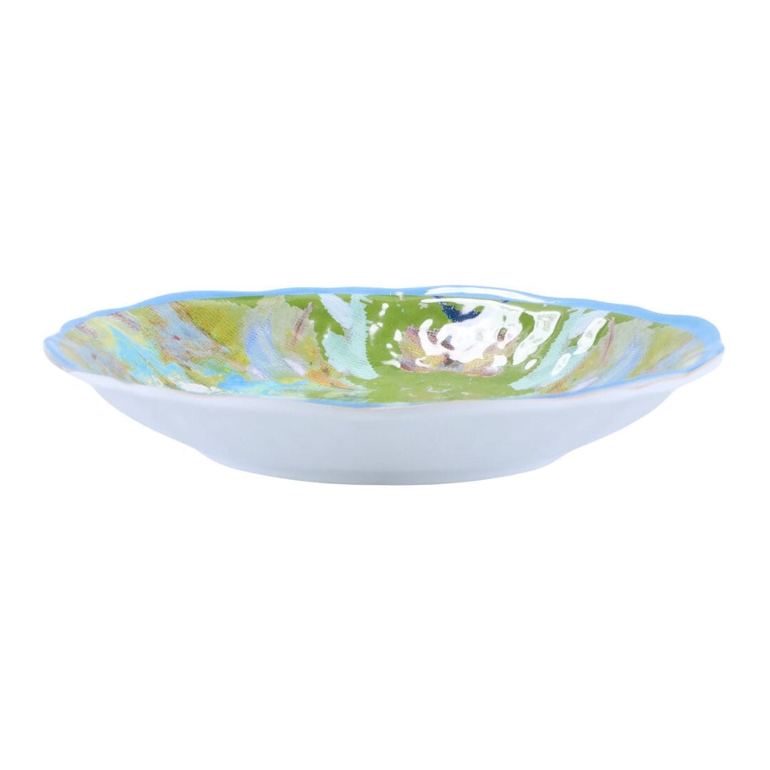 Stained Glass Green Melamine: Platter Home Decor Laura Park Designs   