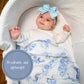 Chinoiserie Baby Swaddle Blanket Baby Accessories LollyBanks