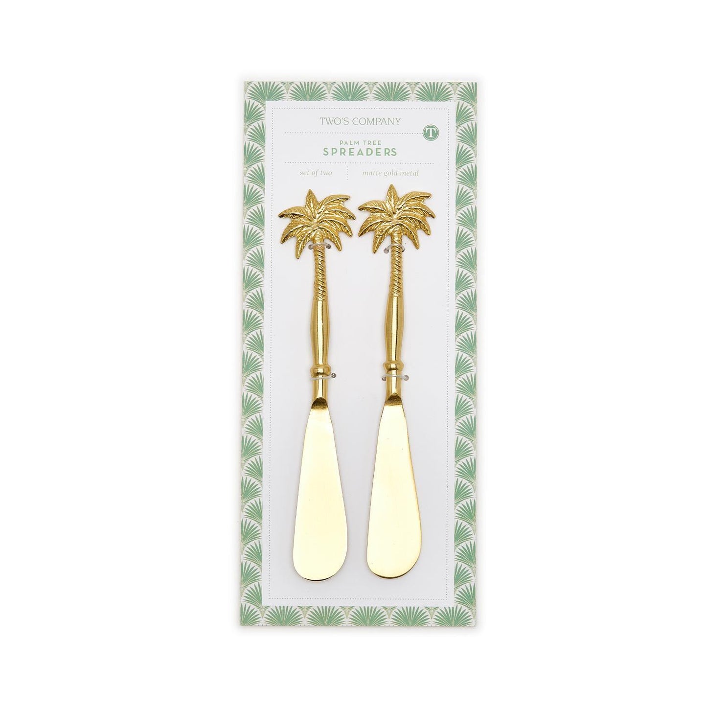 Palm Tree S/2 Spreaders on Gift Card Kitchen + Entertaining Two's Company   