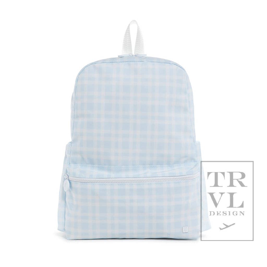 Backpacker - Backpack Pimlico Plaid Blue Kids Backpacks + Bags TRVL Design