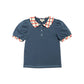 Prim Top - Classic Navy Girls Tops + Tees Finding Foxtale