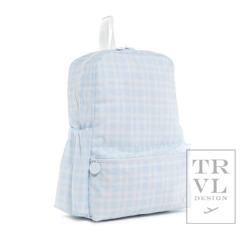 Backpacker - Backpack Pimlico Plaid Blue Kids Backpacks + Bags TRVL Design