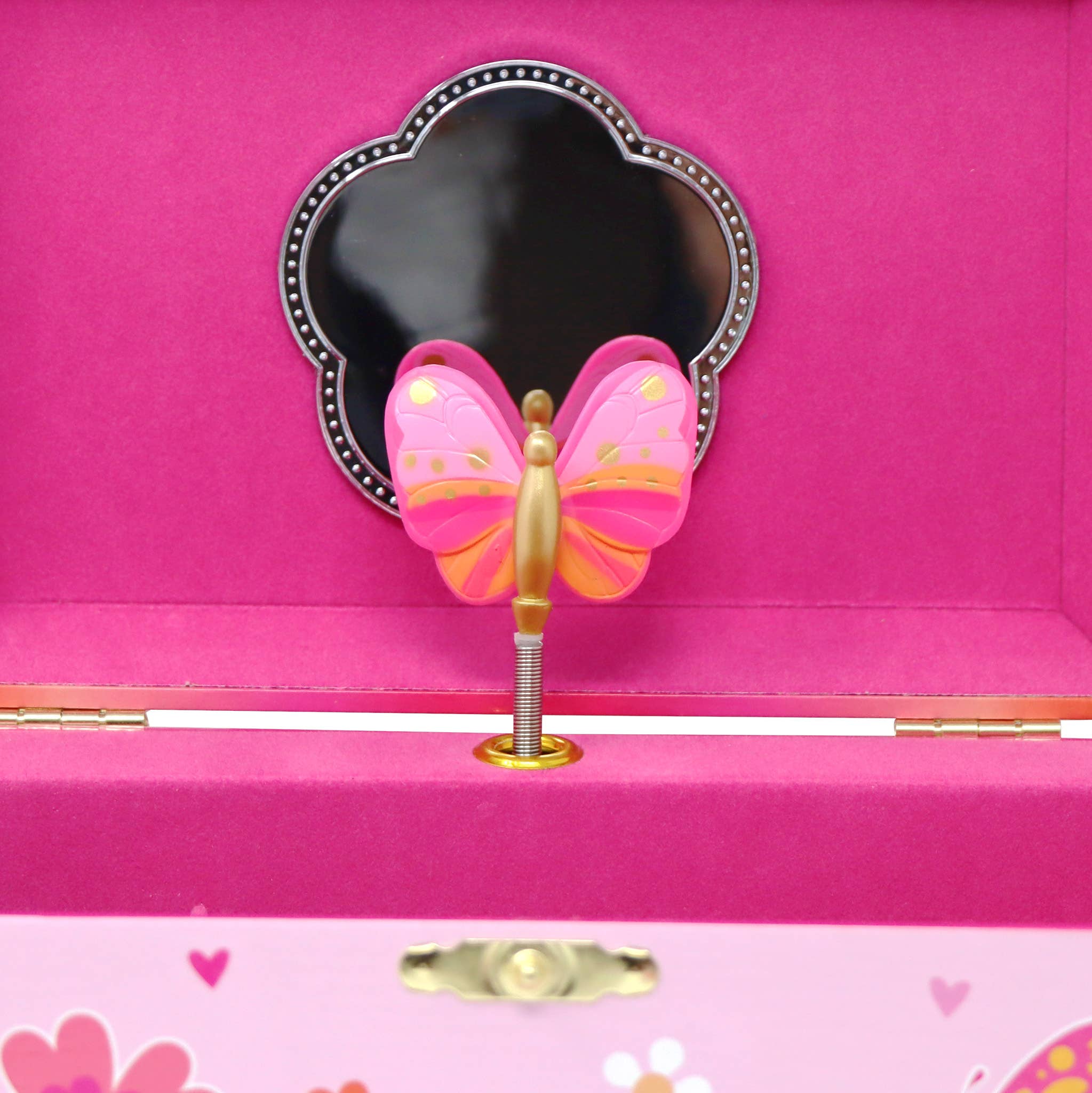 Butterfly musical hot sale jewelry box