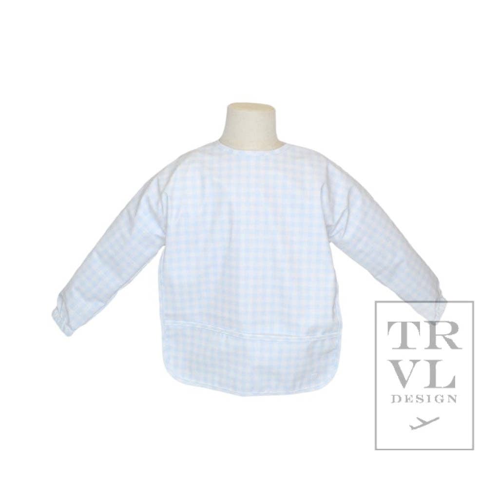 Perfect Smock Large - Pimlico Check Blue Baby Accessories TRVL Design