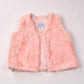 Blush Pink Fur Vest Girls Outerwear Funtasia Too   