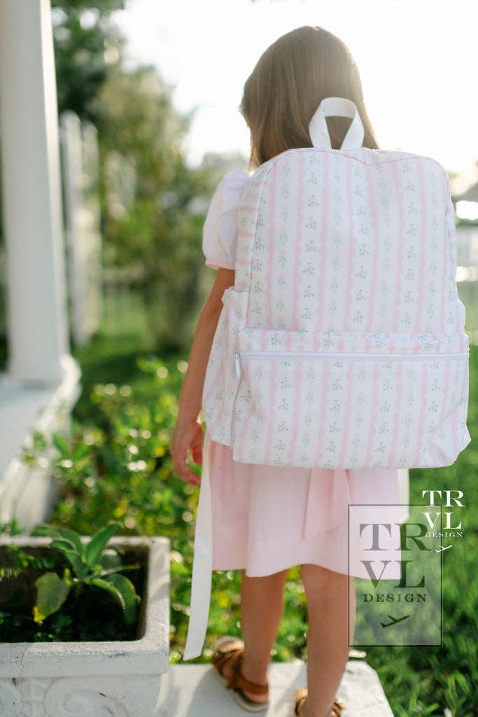 Backpacker - Backpack Ribbon Floral Pink Kids Backpacks + Bags TRVL Design