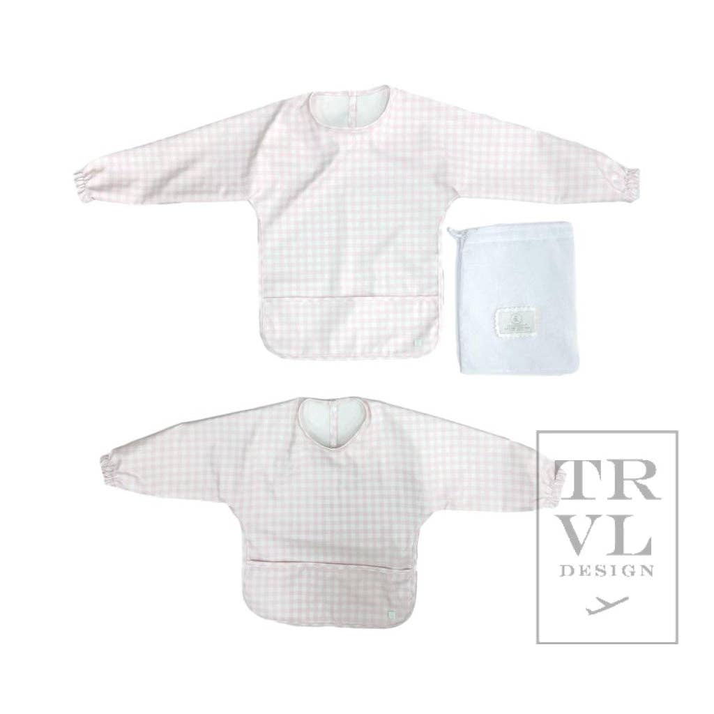 Perfect Smock Large - Pimlico Check Pink Baby Accessories TRVL Design