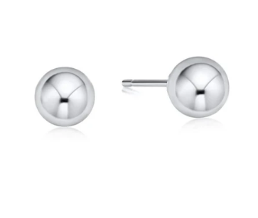 Classic 8mm Ball Stud - Sterling Earrings enewton   