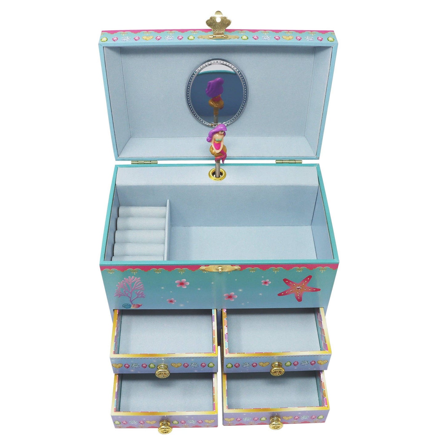 Shimmering Mermaid Medium Musical Jewelry Box