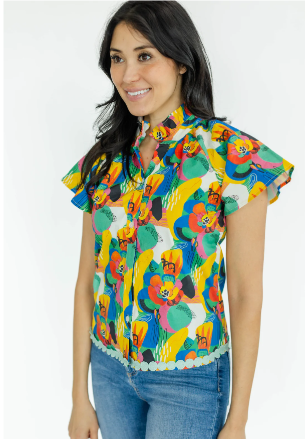 Adelyn Blouse - Morning Glory Tops Marie   