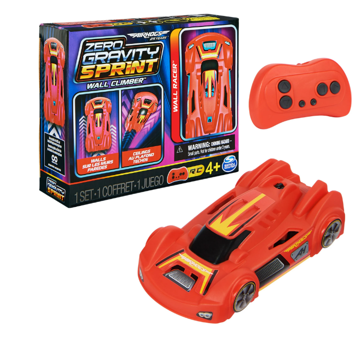 Air Hogs Zero Gravity Sprint RC Car Wall Climber - Red Toys Spin Master   