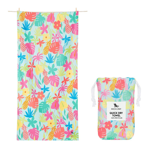 Large Quick Dry Towel - Aloha Glow Textiles Dock & Bay