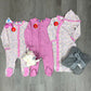Mauve Footie Baby Sleepwear Magnetic Me