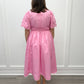 Amelia Midi Dress - Pink Long Dresses Entro