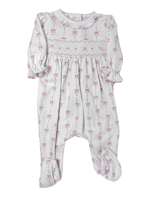 Amelia's Classics Smocked Footie Baby Sleepwear Magnolia Baby
