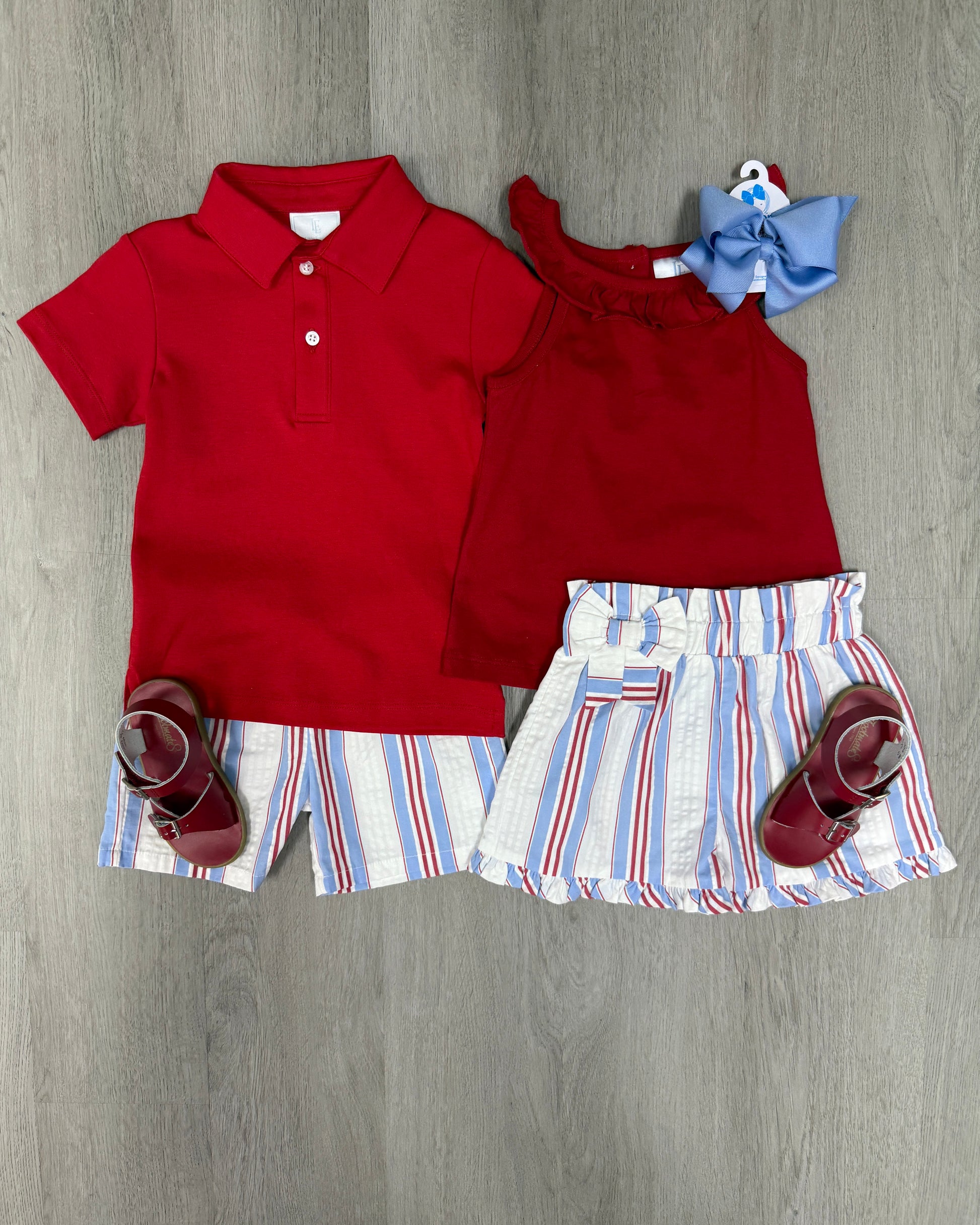 Basic Short - Americana Stripe Boys Shorts Little English