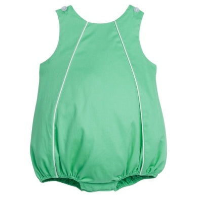 Andrew Bubble - Green Twill Boys Bubbles + Rompers Little English