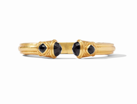 Astor Demi Cuff - Obsidian Black Bracelets Julie Vos   