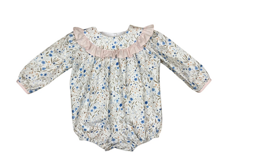 Aubrey Bubble - Peri Blossom Girls Bubbles + Rompers Anvy Kids   