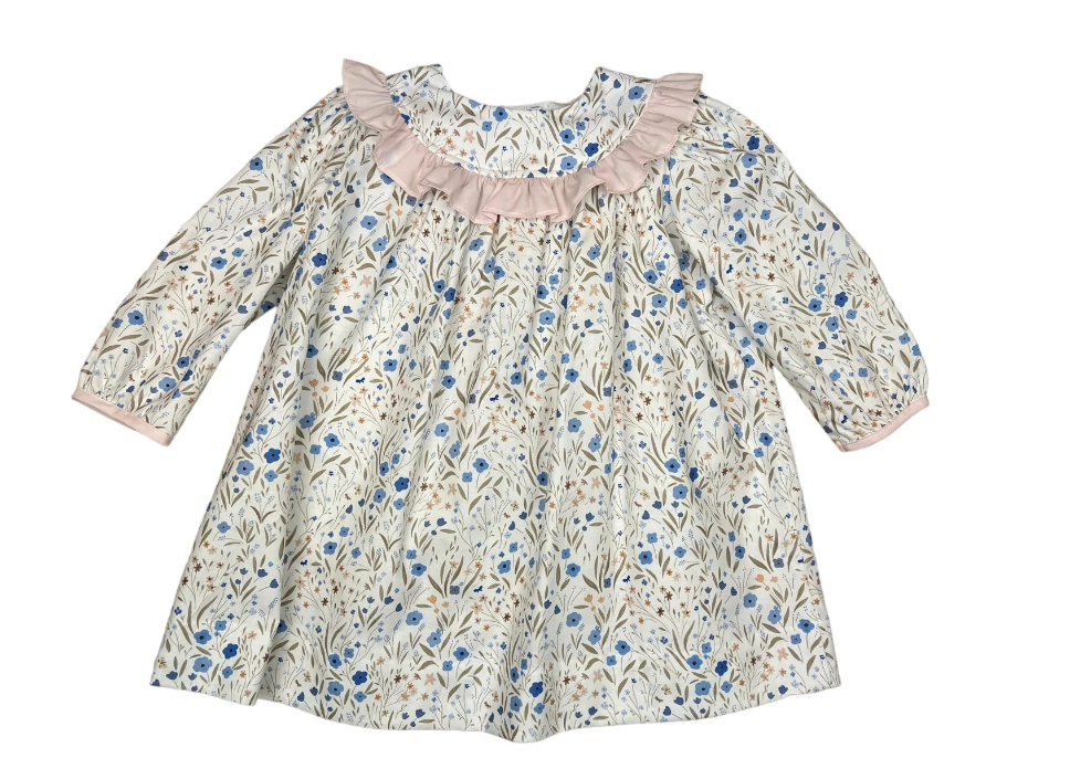 Aubrey Dress - Peri Blossom Girls Play Dresses Anvy Kids   