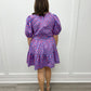 Audra V-Neck Dress - Blue Short Dresses Mudpie