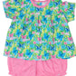 Ava Bloomer Set - Preppy Butterfly Girls Sets The Oaks Apparel Company