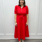 Ava Dress - Red Long Dresses Entro