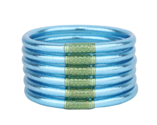 Azure All Weather Bangles (Set of 6) - SM Bracelets Budha Girl   