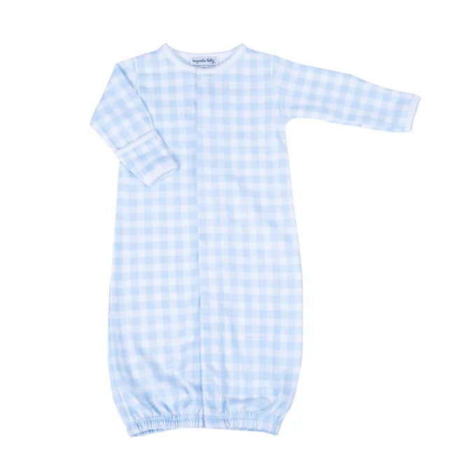 Blue Baby Checks Converter Baby Sleepwear Magnolia Baby