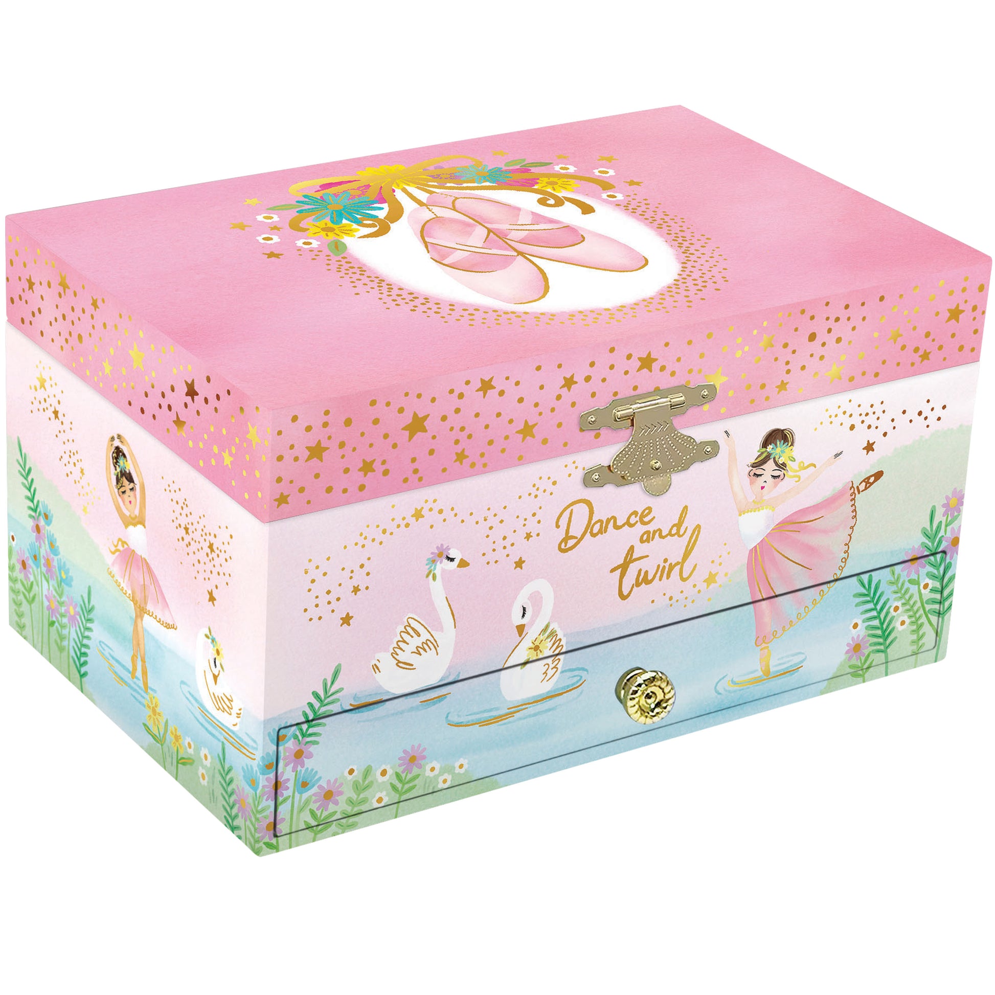 Ballerina Musical Jewelry Box Deluxe Toys U.S. Toy Company